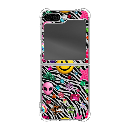 Bedazzling Clear Case Insert Galaxy Z Flip 6 / 7FE