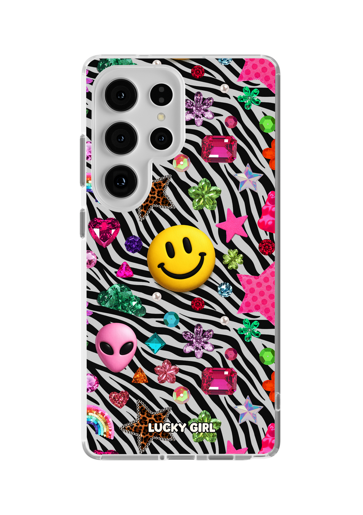 Bedazzling Clear Case Insert Galaxy S26 Ultra