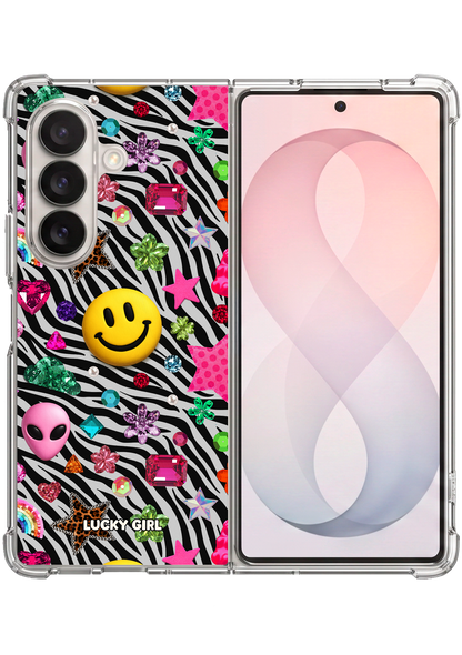 Bedazzling Clear Case Insert Galaxy Z Fold 7 / 8 Ultra