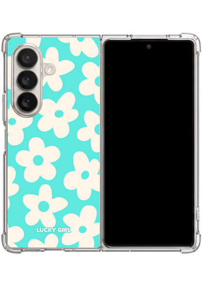 Bermuda Big Blooms Clear Case Insert Galaxy Z Fold 7