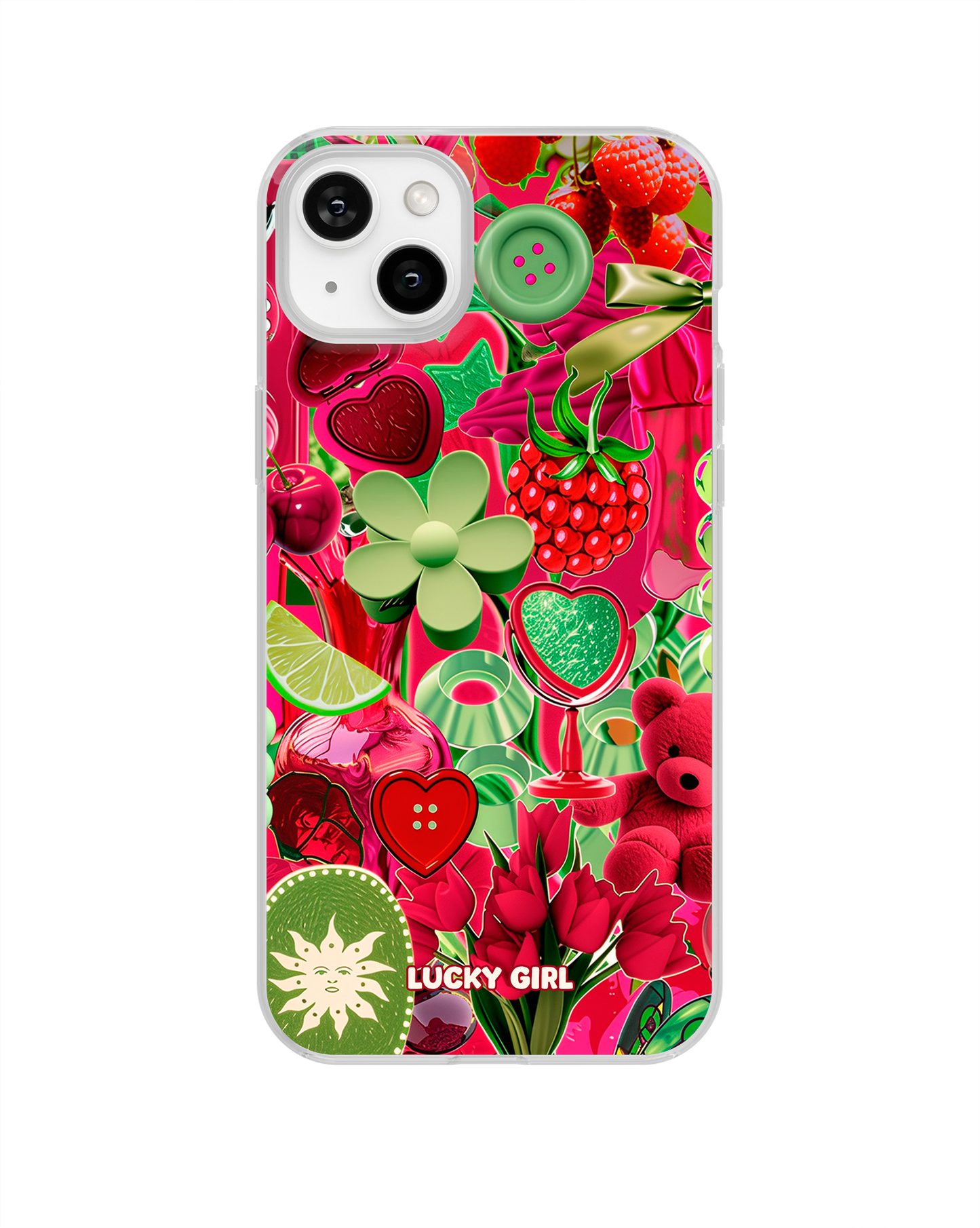 Berry Limeade Clear Case Insert iPhone 13/14/16e