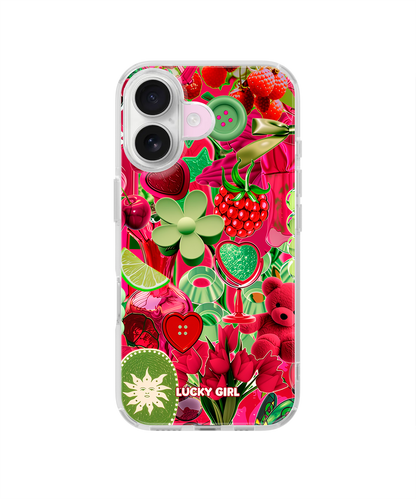 Berry Limeade Clear Case Insert iPhone 16