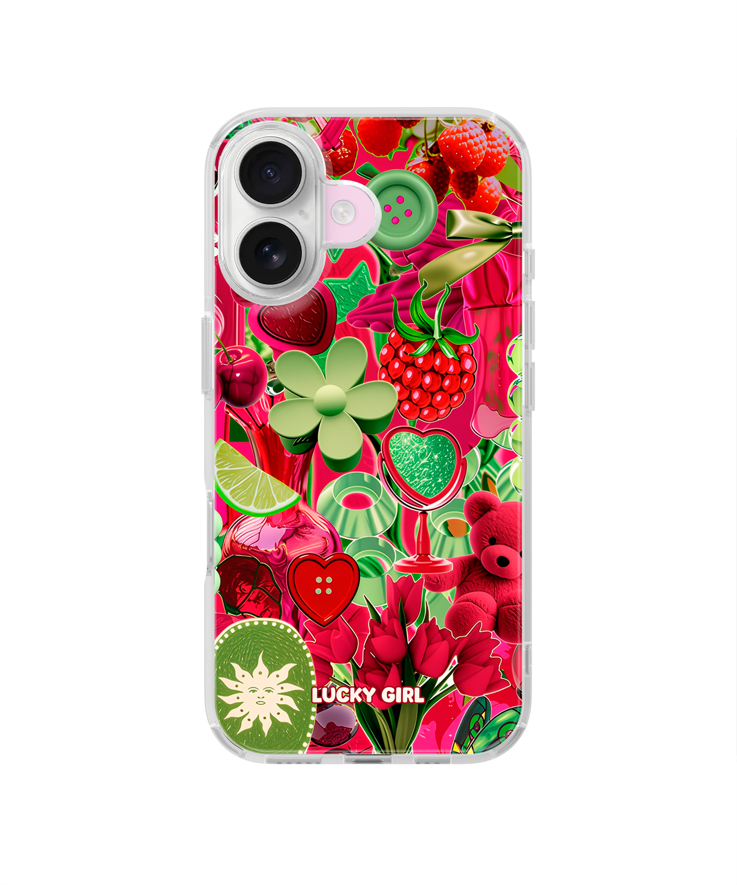 Berry Limeade Clear Case Insert iPhone 17
