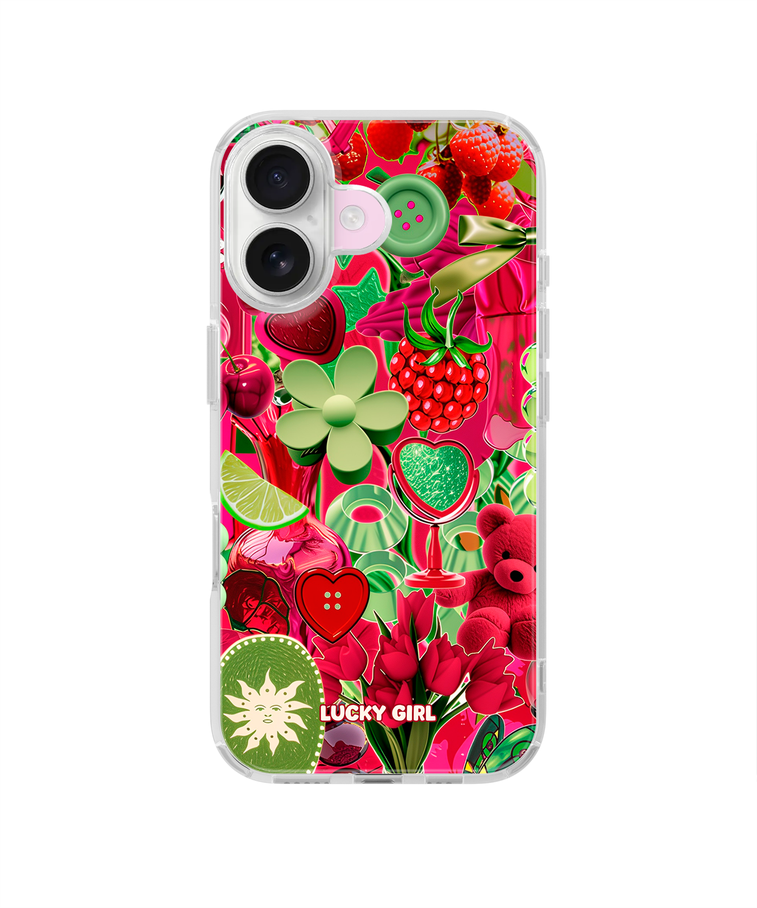 Berry Limeade Clear Case Insert iPhone 17