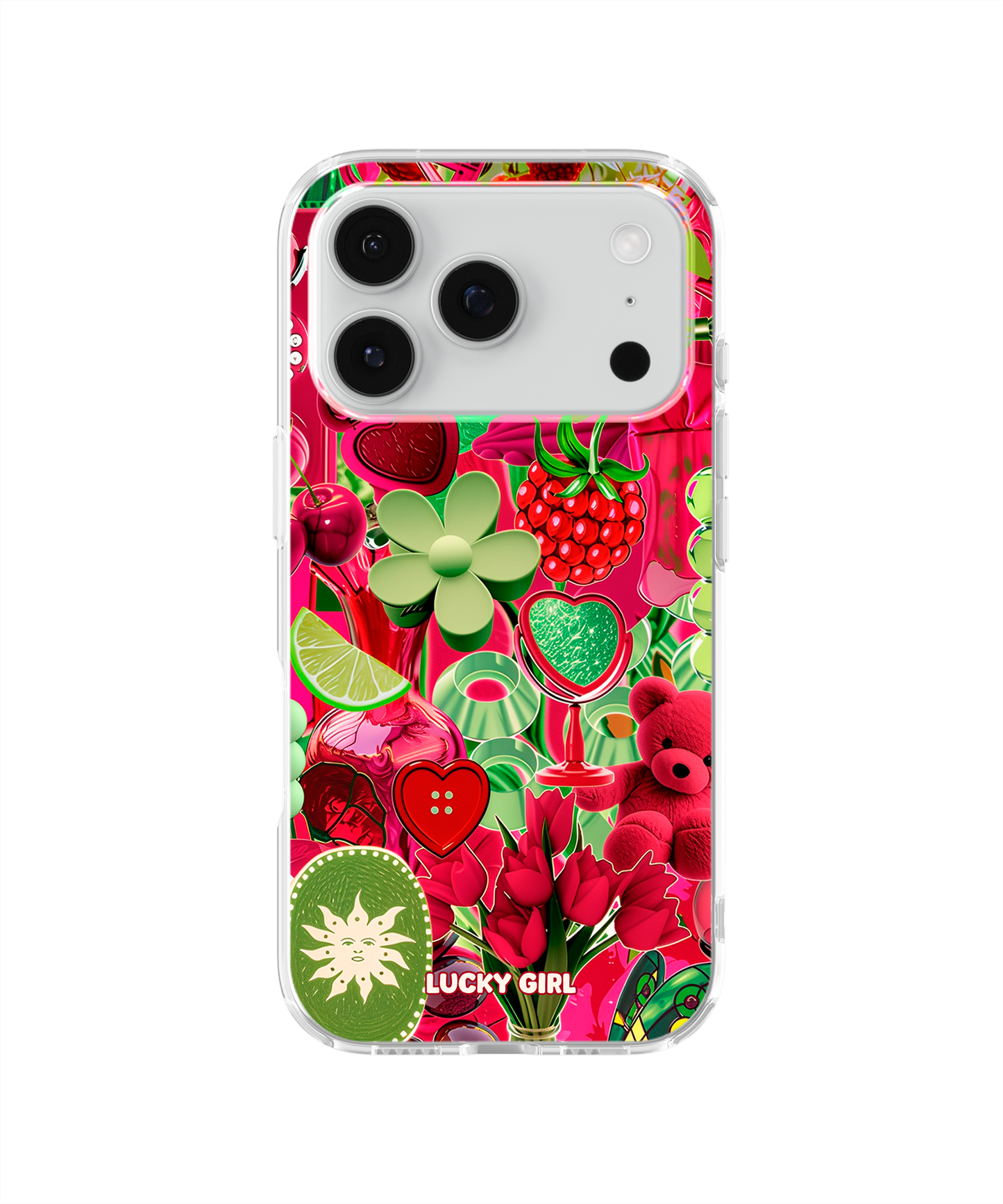 Berry Limeade Clear Case Insert iPhone 17 Pro