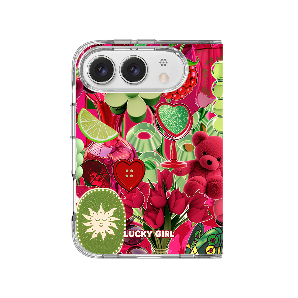 Berry Limeade Clear Case Insert iPhone Duo