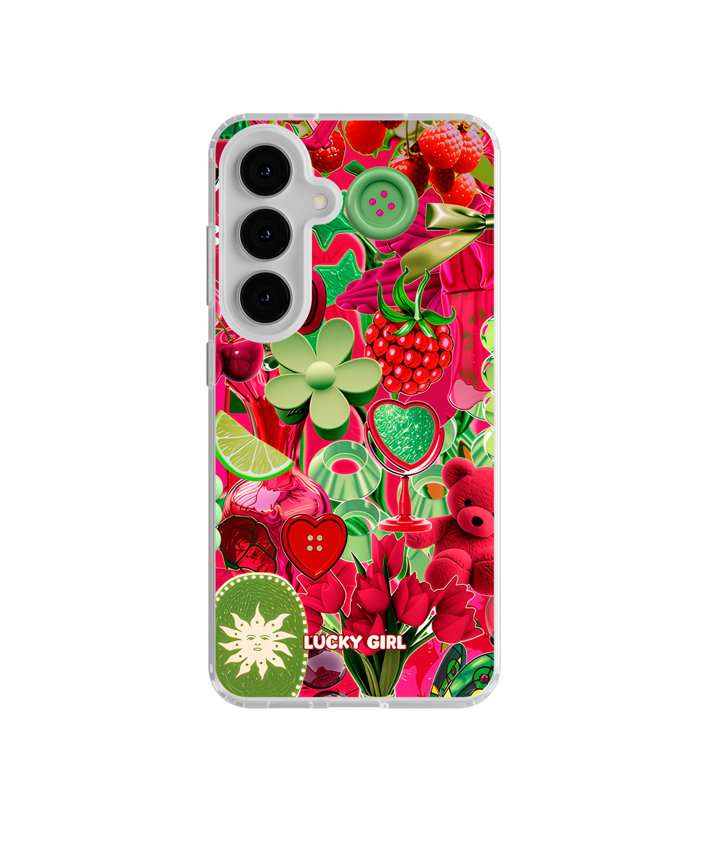 Berry Limeade Clear Case Insert Galaxy S24/S25