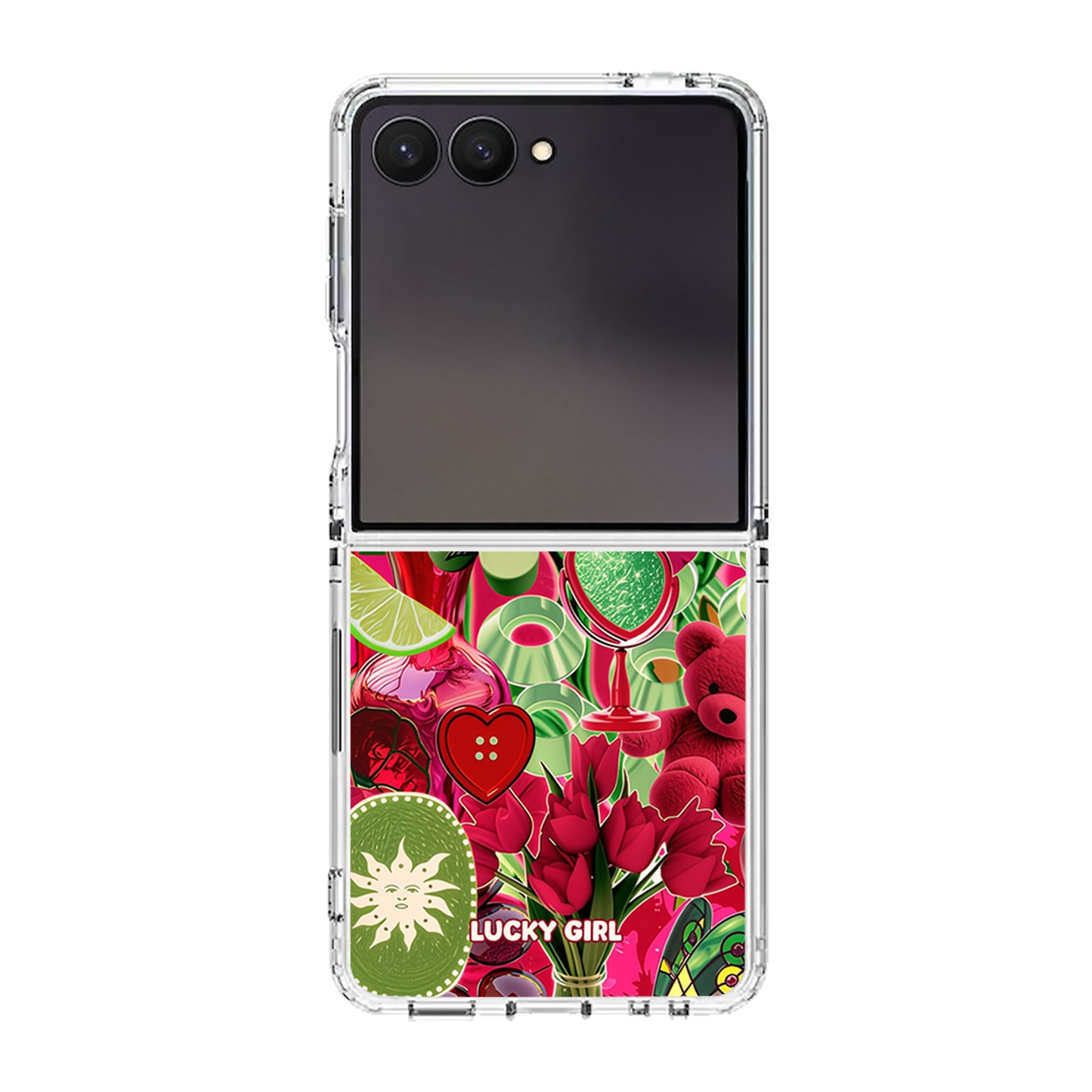 Berry Limeade Clear Case Insert Galaxy Z Flip 7