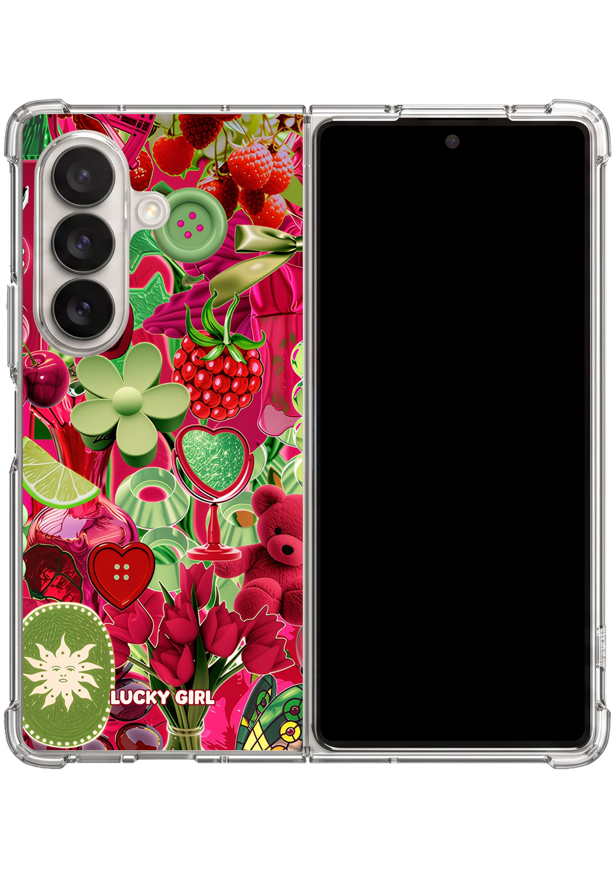 Berry Limeade Clear Case Insert Galaxy Z Fold 7