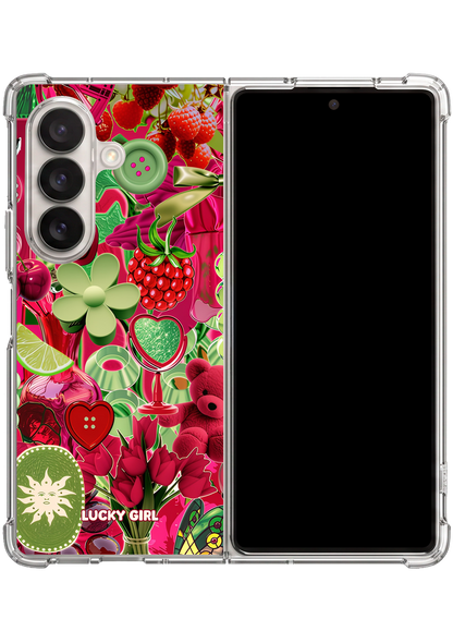 Berry Limeade Clear Case Insert Galaxy Z Fold 7
