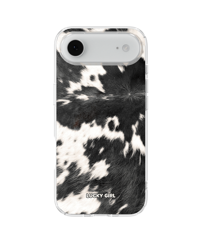Black Cowhide Clear Case Insert iPhone 17 Air