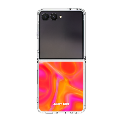 Blaze Heat Wave Clear Case Insert Galaxy Z Flip 7