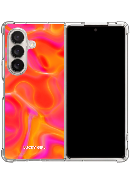 Blaze Heat Wave Clear Case Insert Galaxy Z Fold 7