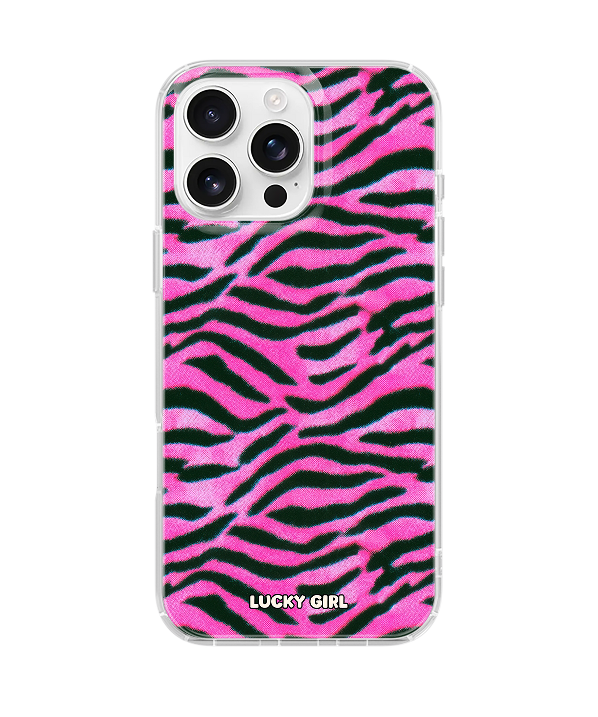 Candy Zebra Clear Case Insert iPhone 12 Pro Max