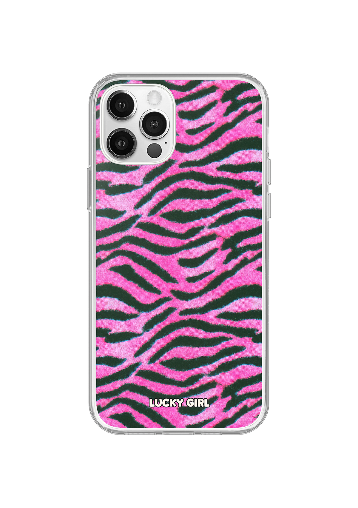 Candy Zebra Clear Case Insert iPhone 12/12 Pro