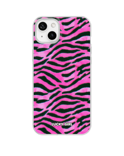 Candy Zebra Clear Case Insert iPhone 15