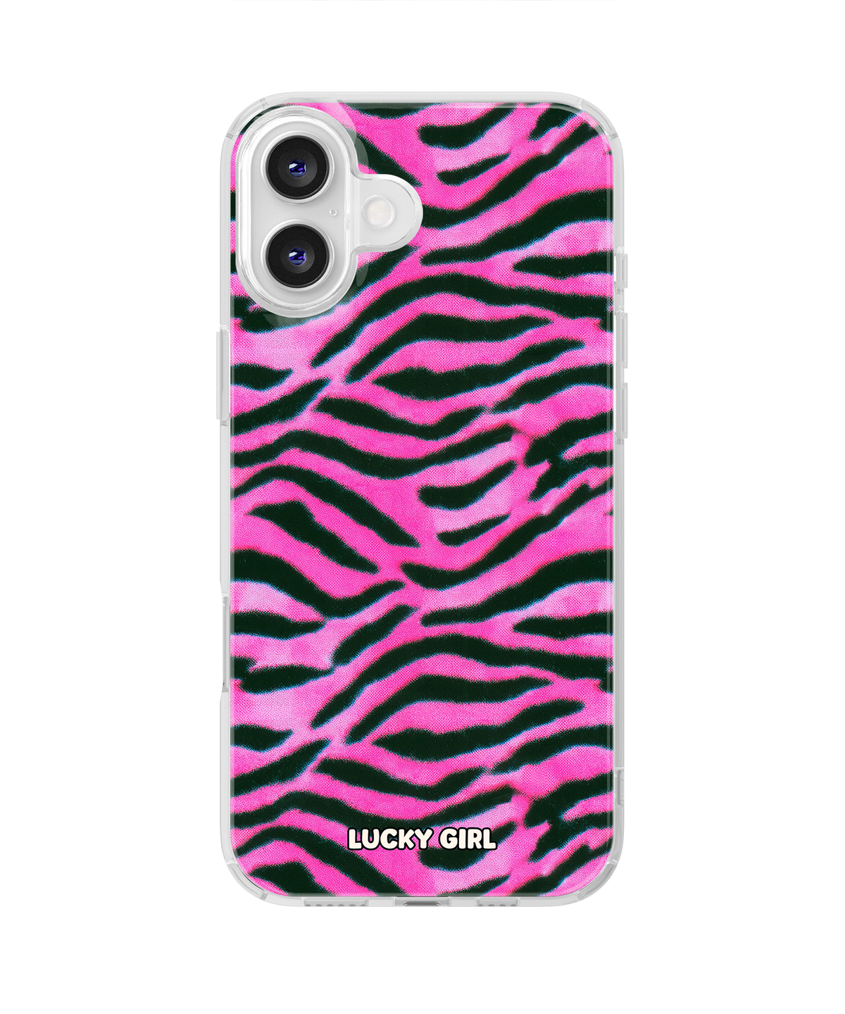 Candy Zebra Clear Case Insert iPhone 16 Plus