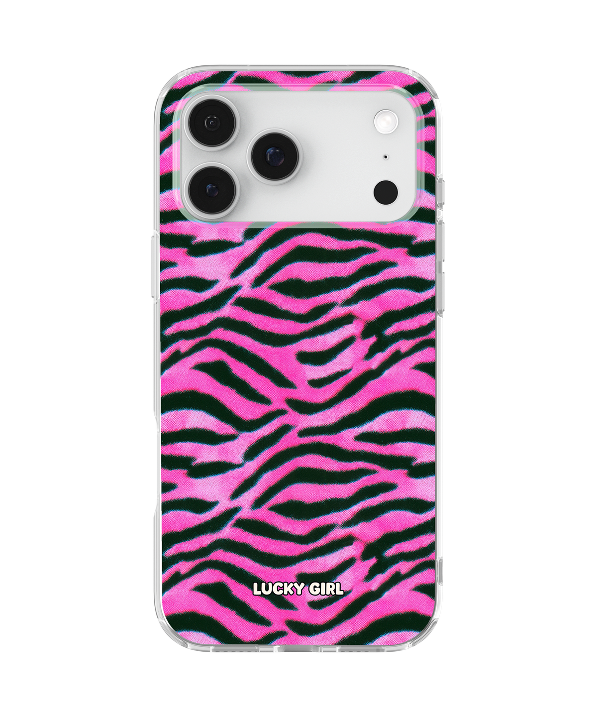 Candy Zebra Clear Case Insert iPhone 17 Pro Max / 18 Pro Max