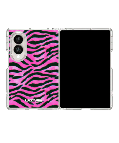 Candy Zebra Clear Case Insert Galaxy Z Fold 8 (wide)