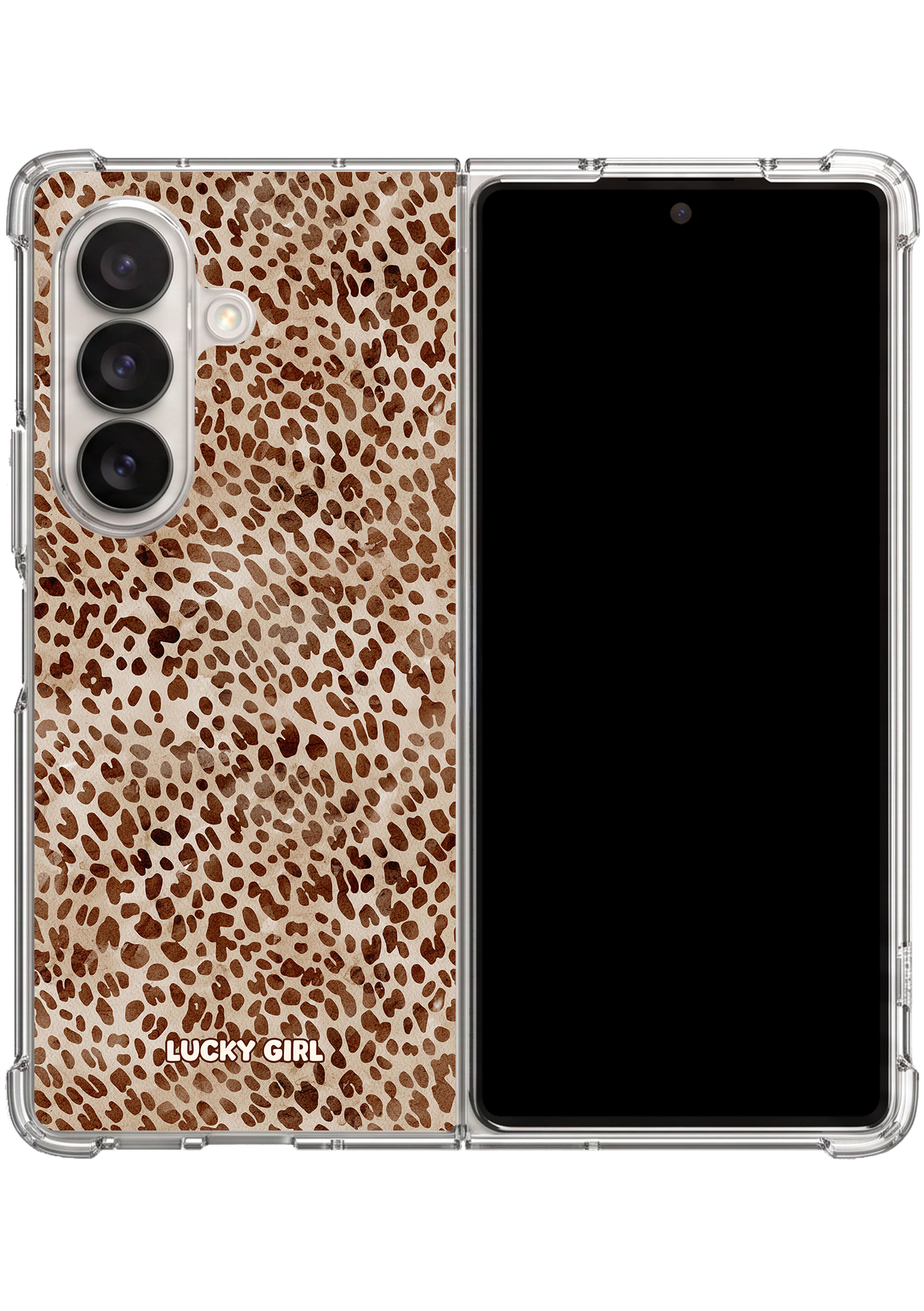 Chai Cheetah Clear Case Insert Galaxy Z Fold 7