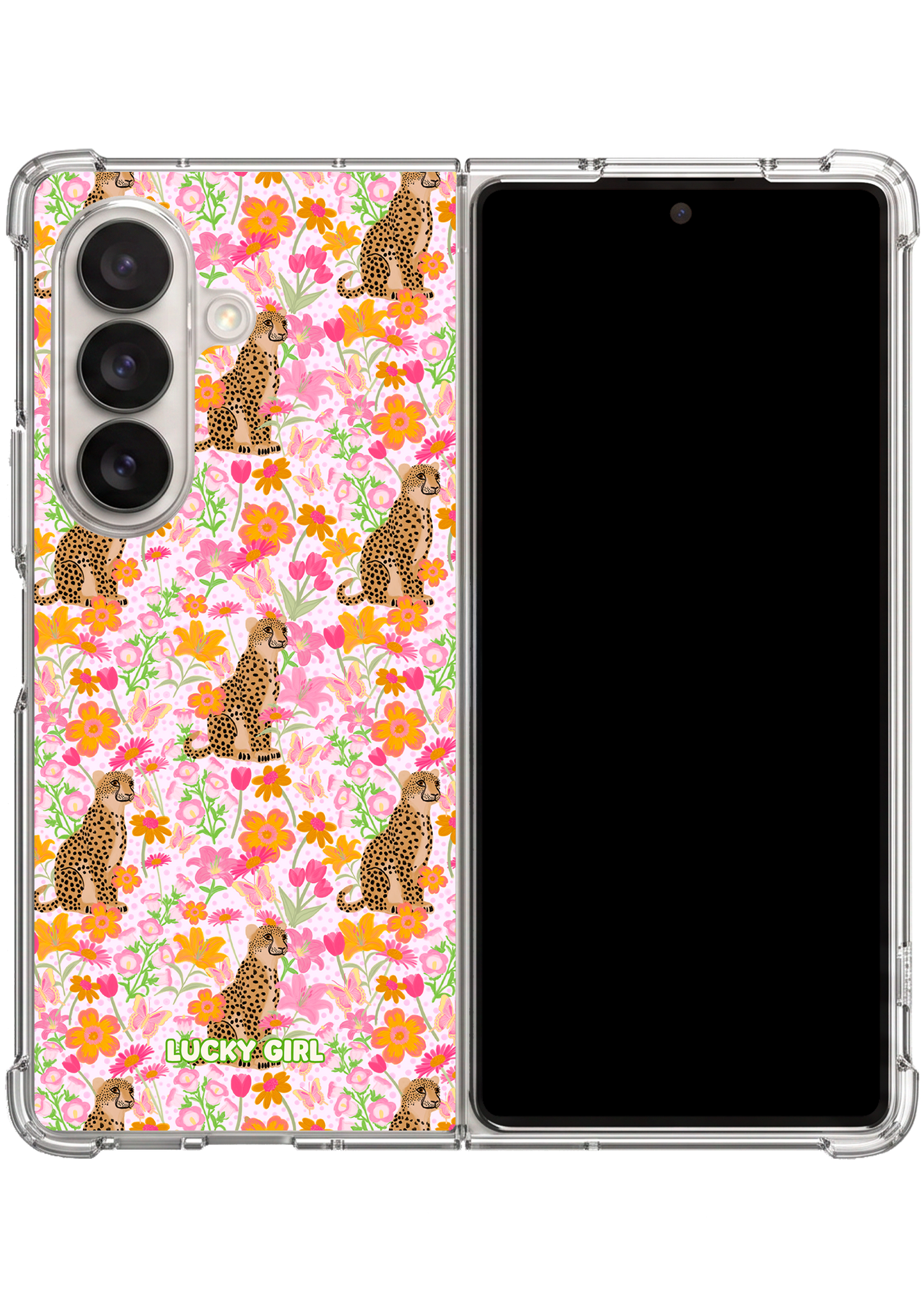 Cheetah Oasis Clear Case Insert Galaxy Z Fold 7