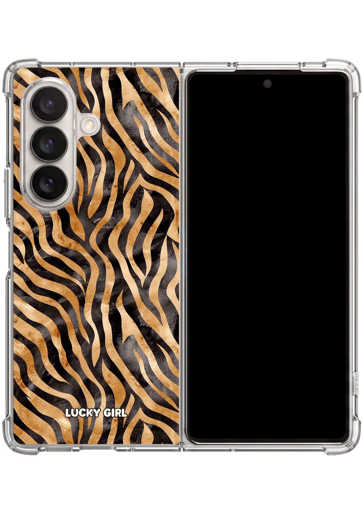 Classic Tiger Clear Case Insert Galaxy Z Fold 7