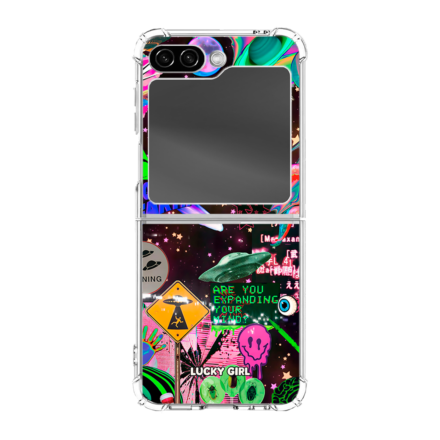 Close Encounters Clear Case Insert Galaxy Z Flip 6/7 FE
