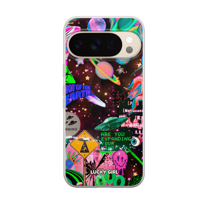 Close Encounters Clear Case Insert Pixel 10 Pro XL