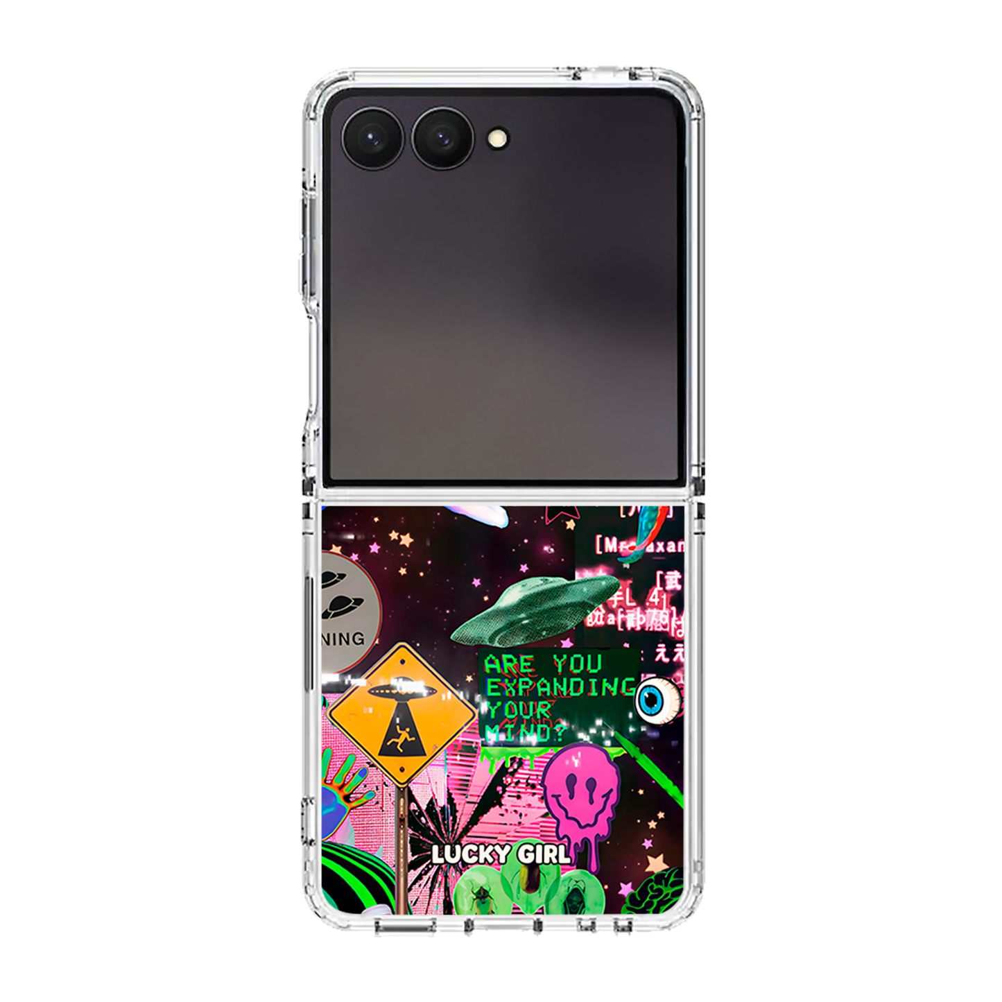 Close Encounters Clear Case Insert Galaxy Z Flip 7