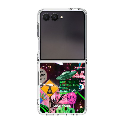 Close Encounters Clear Case Insert Galaxy Z Flip 7