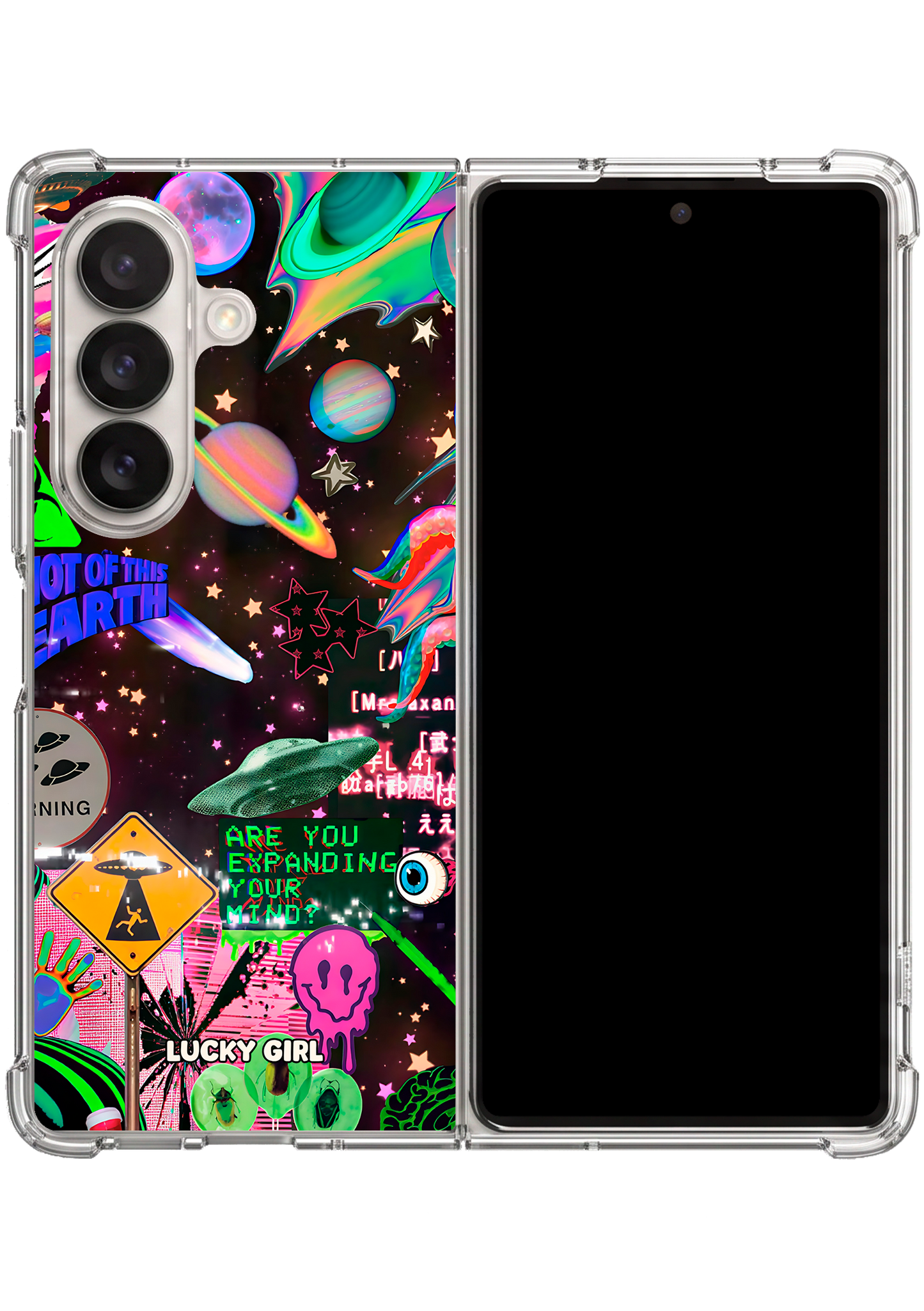 Close Encounters Clear Case Insert Galaxy Z Fold 7