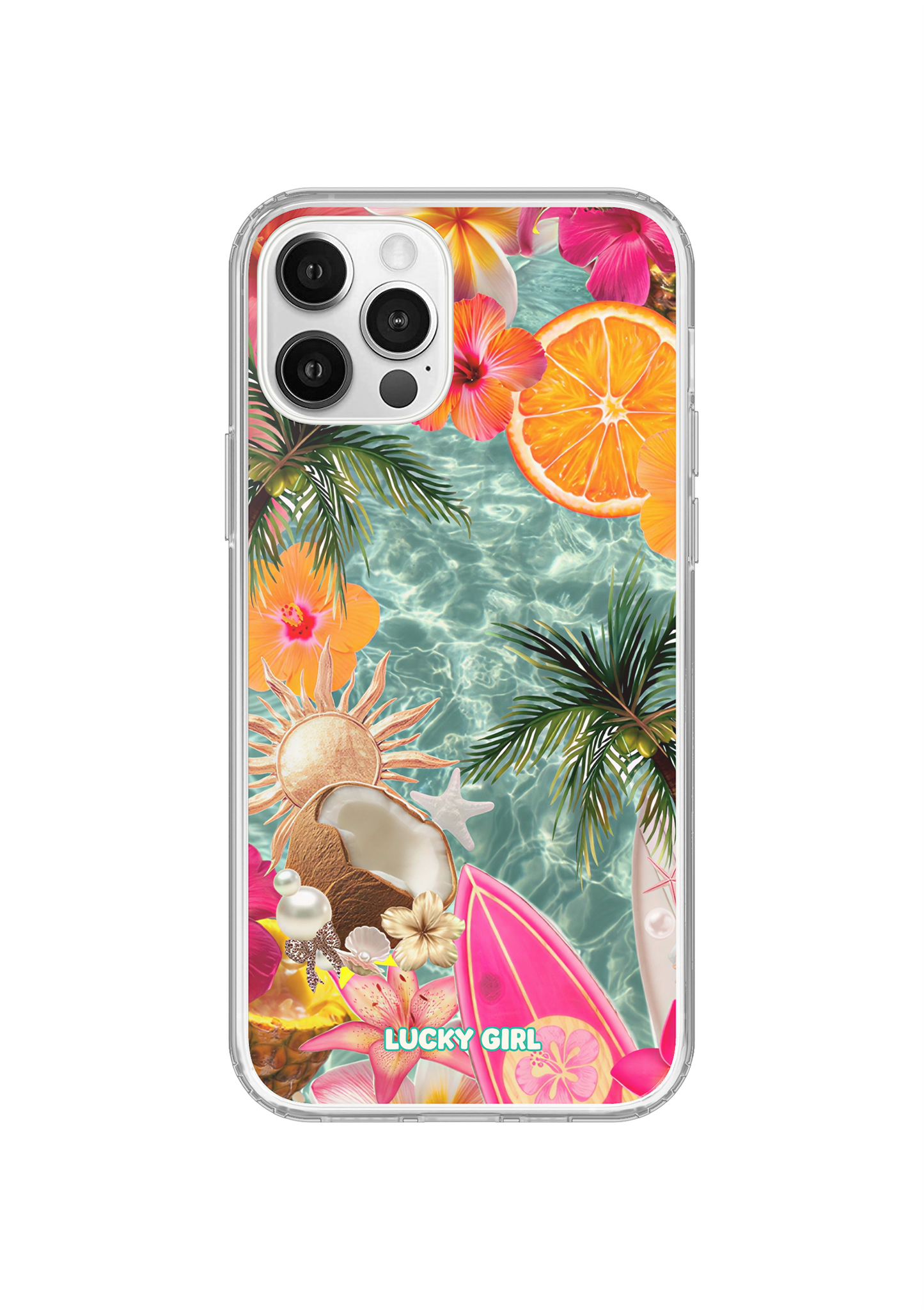 Coconut Coast Clear Case Insert iPhone 12/12 Pro