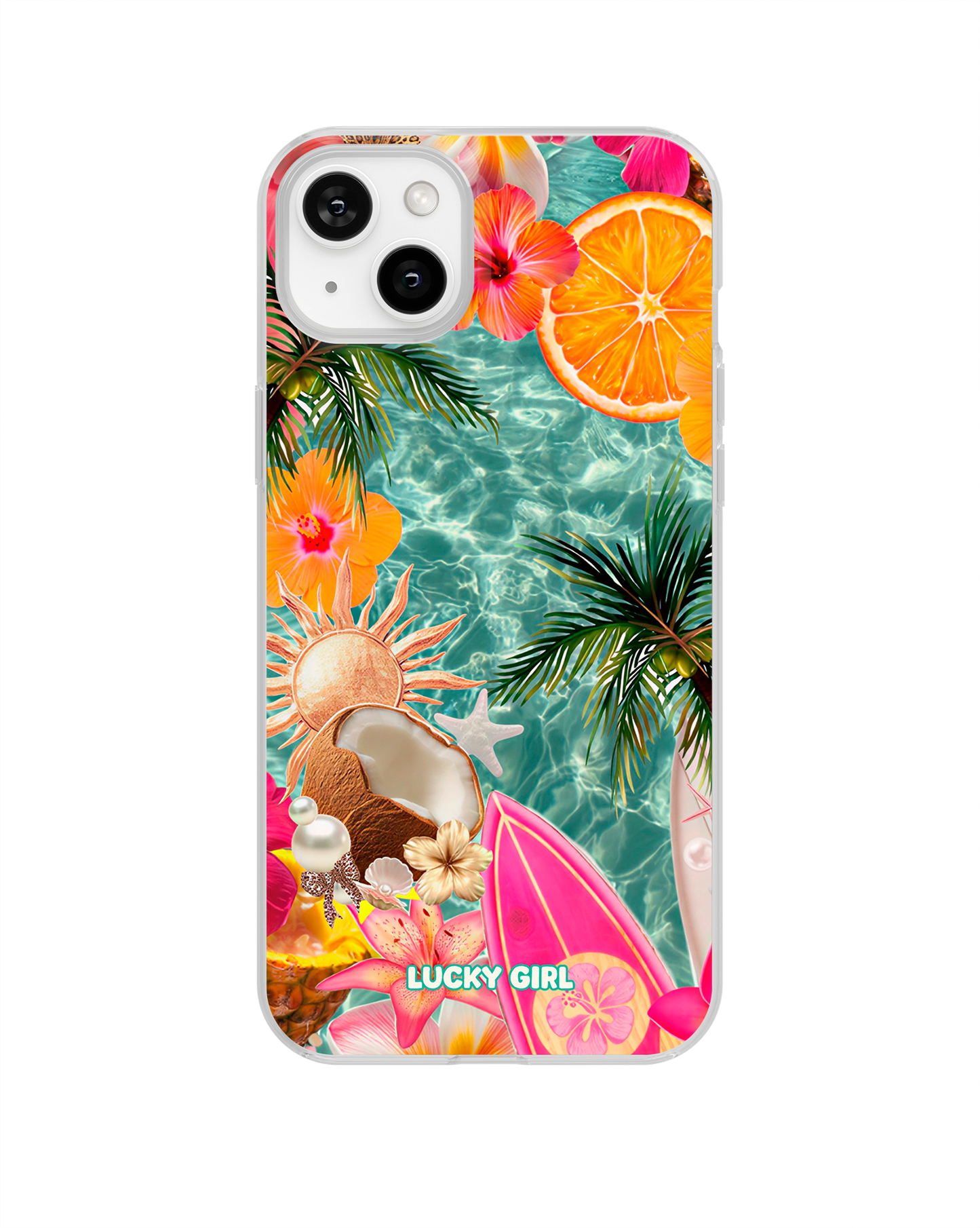 Coconut Coast Clear Case Insert iPhone 15