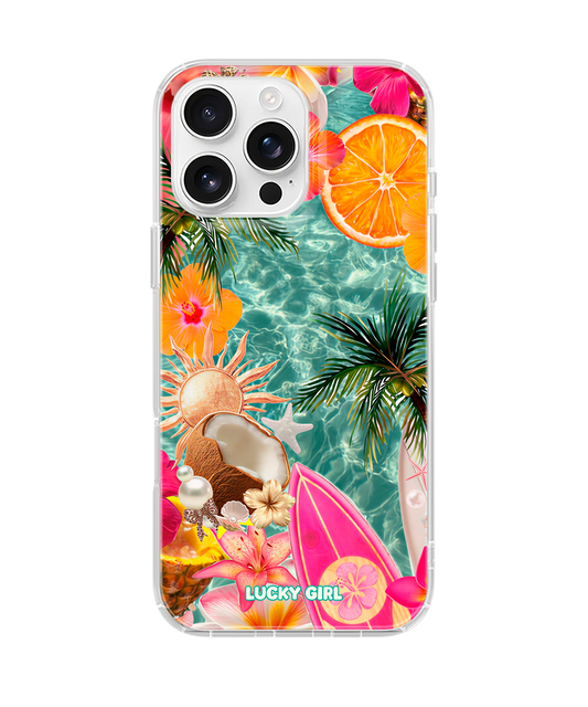Coconut Coast Clear Case Insert iPhone 15 Pro Max