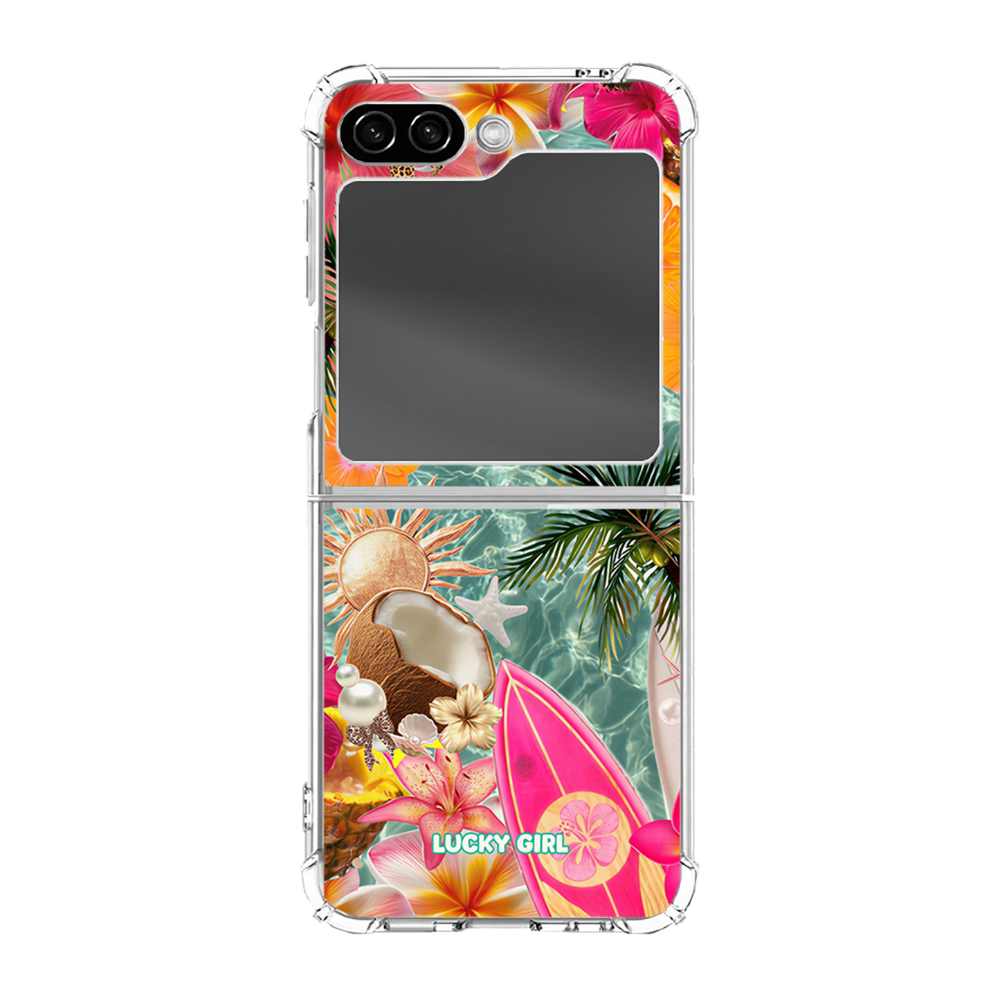 Coconut Coast Clear Case Insert Galaxy Z Flip 6/7 FE