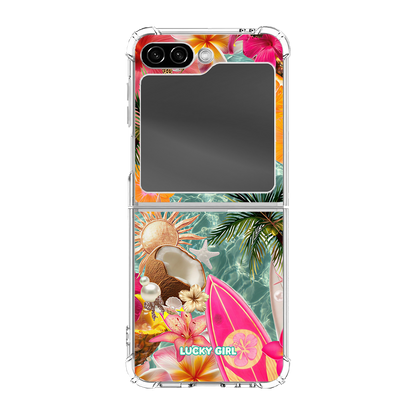 Coconut Coast Clear Case Insert Galaxy Z Flip 6/7 FE