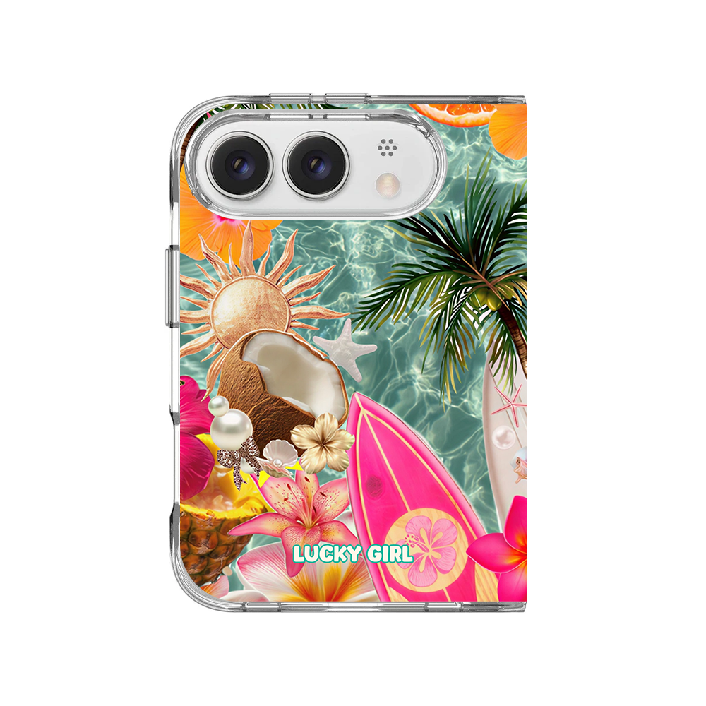 Coconut Coast Clear Case Insert iPhone Duo