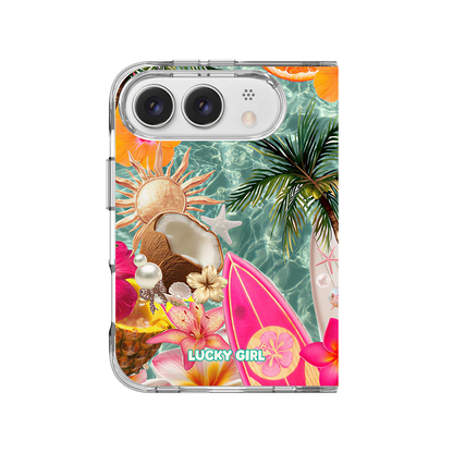 Coconut Coast Clear Case Insert iPhone Duo