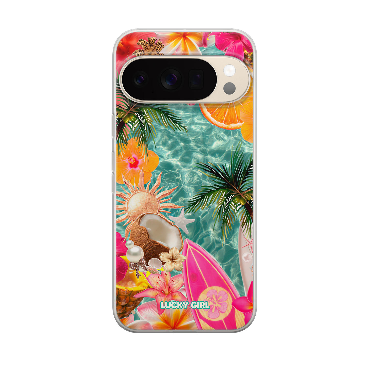 Coconut Coast Clear Case Insert Pixel 10 Pro XL