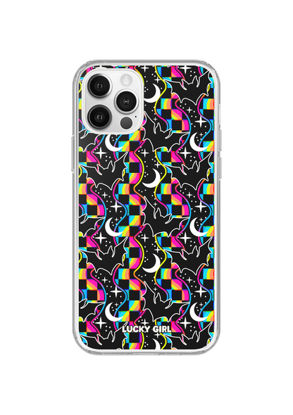 Cosmic Bats Clear Case Insert iPhone 12/12 Pro