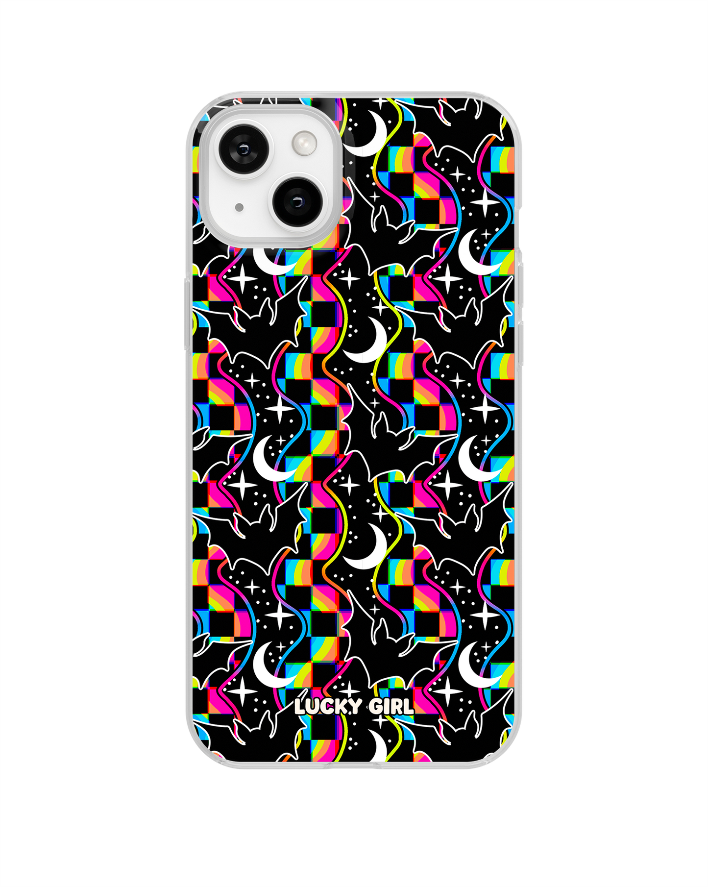 Cosmic Bats Clear Case Insert iPhone 13/14/16e