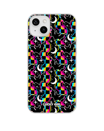 Cosmic Bats Clear Case Insert iPhone 14 Plus/15 Plus