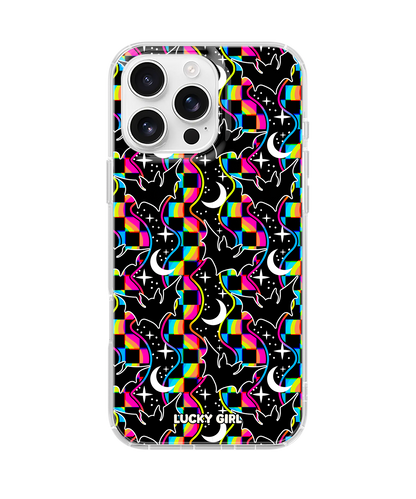 Cosmic Bats Clear Case Insert iPhone 15 Pro Max