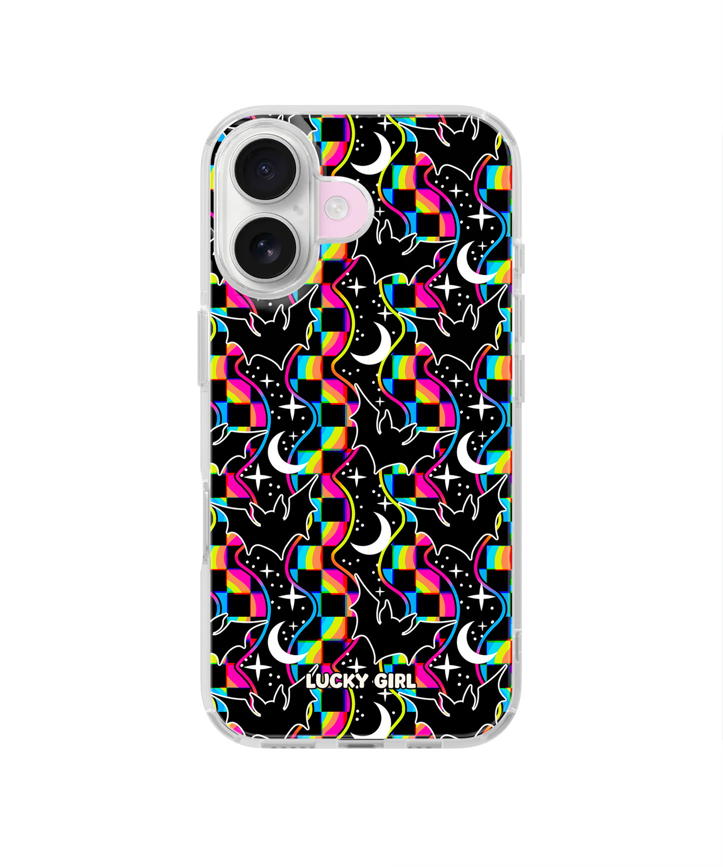 Cosmic Bats Clear Case Insert iPhone 16