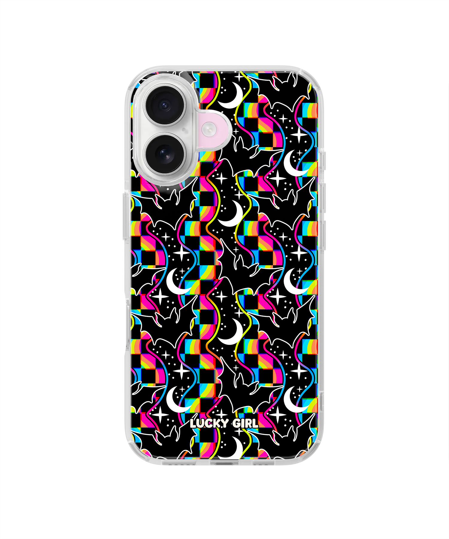 Cosmic Bats Clear Case Insert iPhone 17