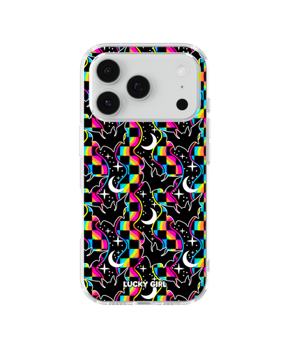 Cosmic Bats Clear Case Insert iPhone 17 Pro