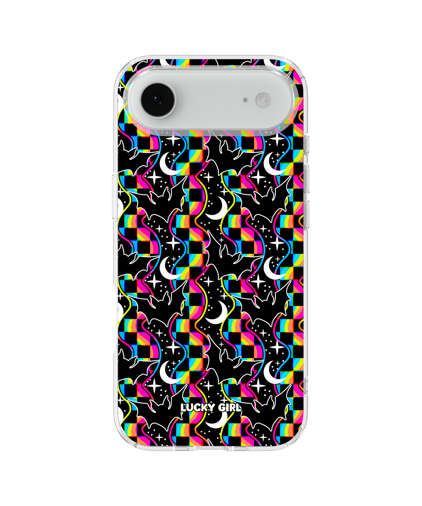 Cosmic Bats Clear Case Insert iPhone 17 Air