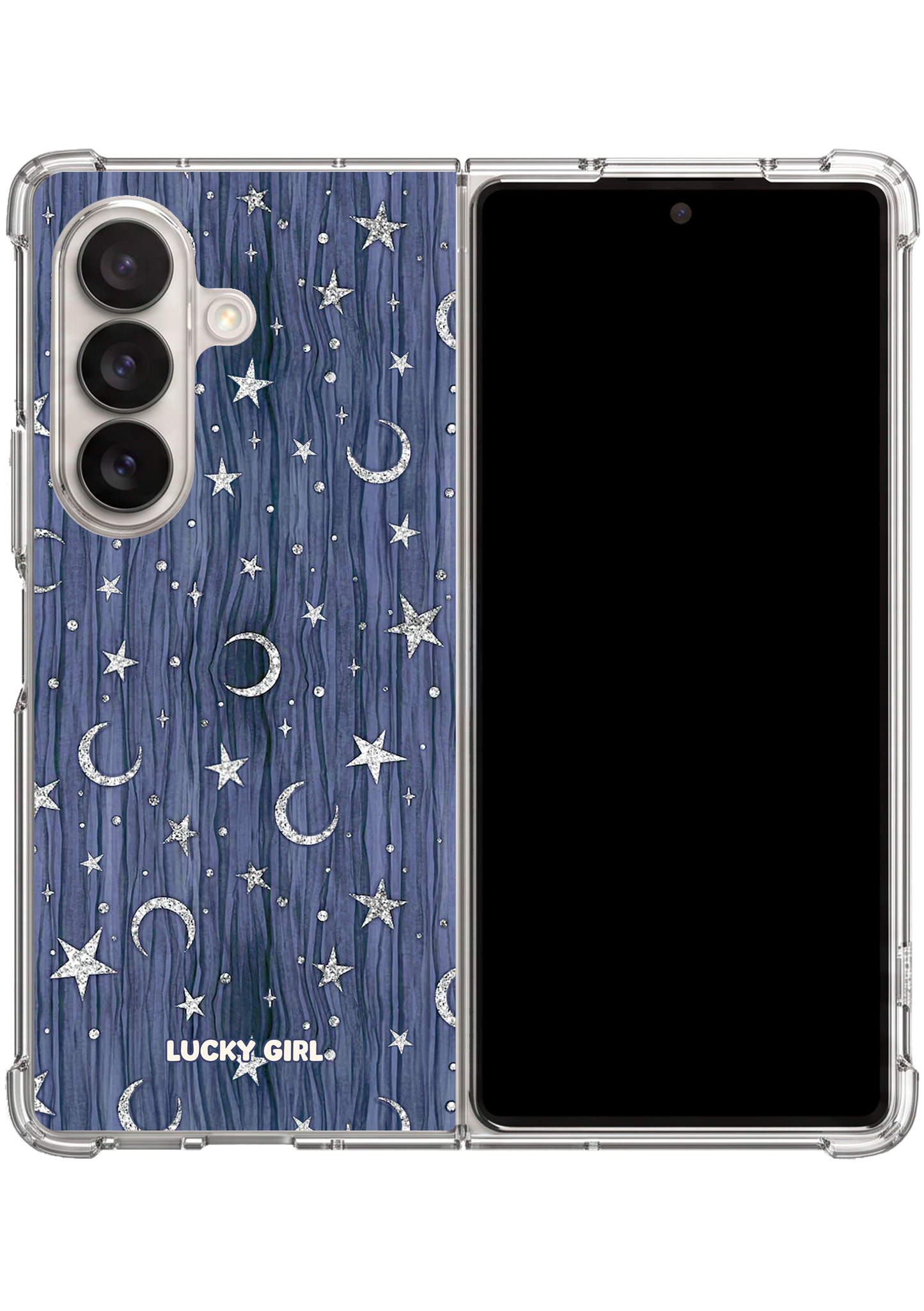 Cosmic Curtain Clear Case Insert Galaxy Z Fold 7