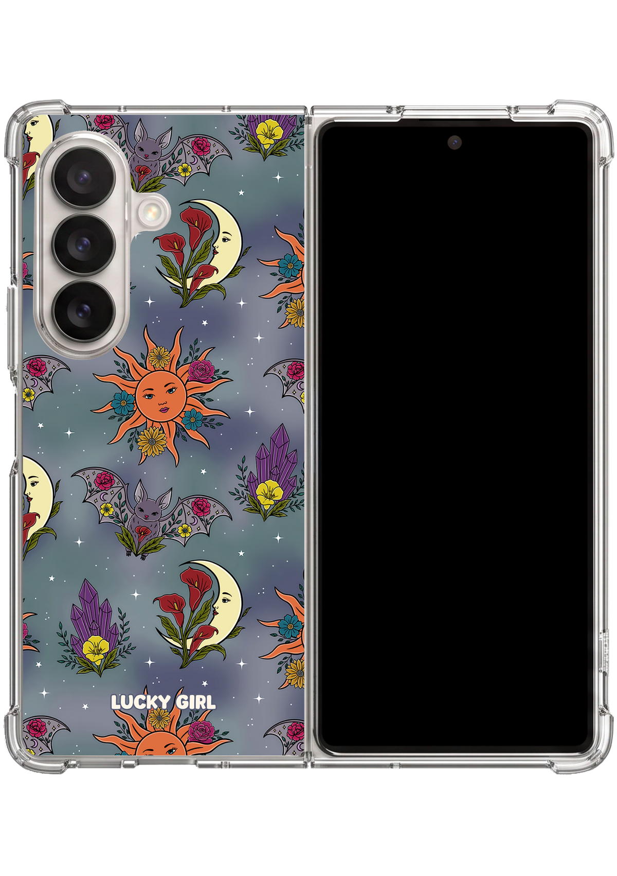 Crystal Cavern Clear Case Insert Galaxy Z Fold 7