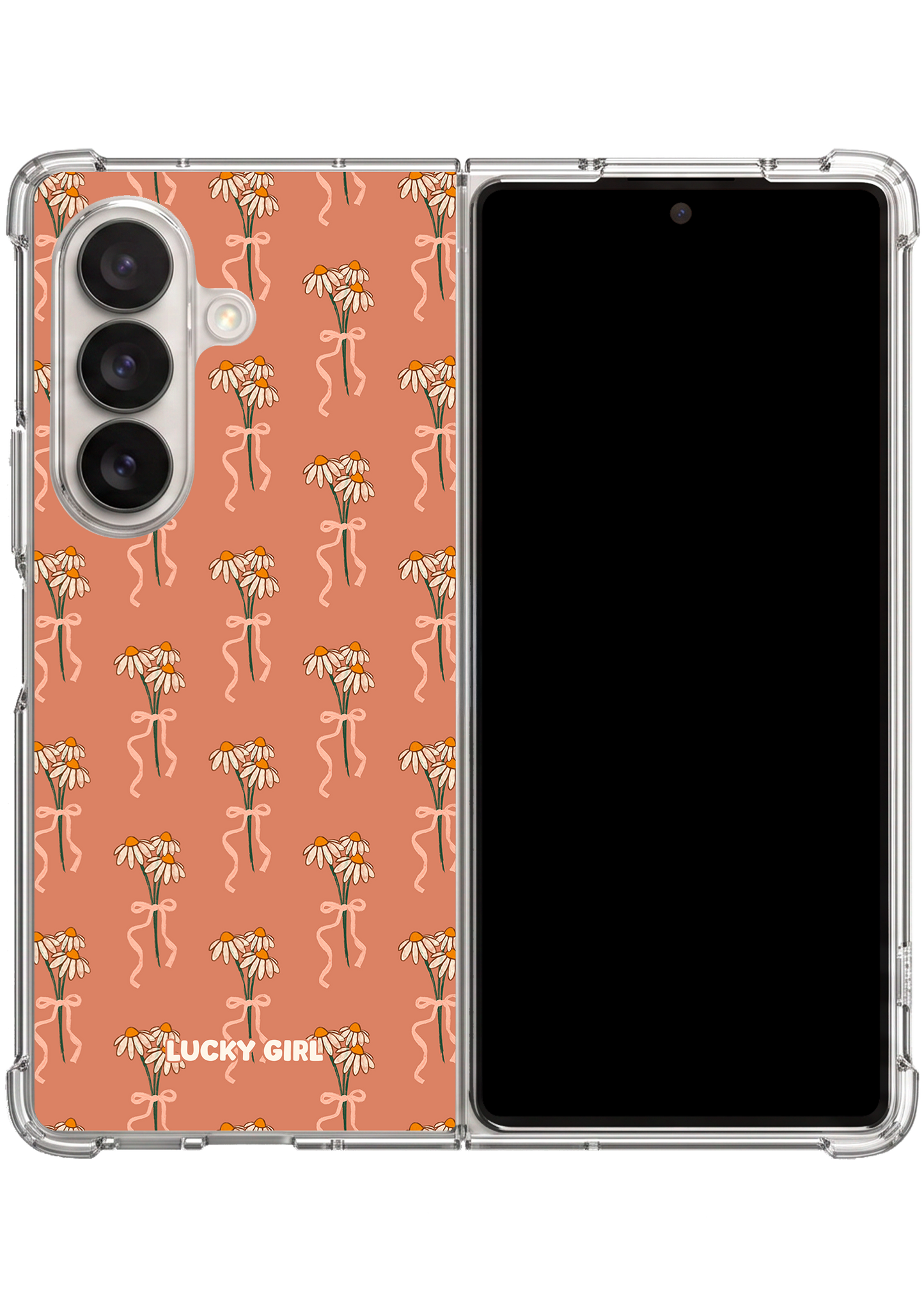 Desert Daisies Clear Case Insert Galaxy Z Fold 7